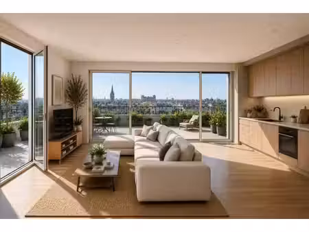 magnifique appartement t4 en dernier étage avec grande terrasse en plein coeur des chartro
