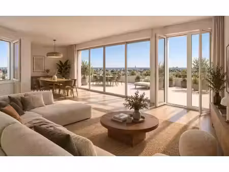 appartement t4 en dernier étage avec vue dégagée - bordeaux sud