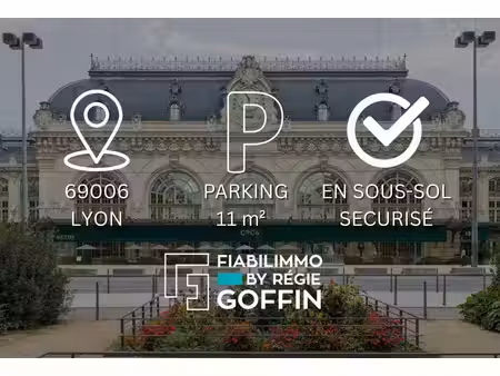 parking - 11m2 - gare des brotteaux