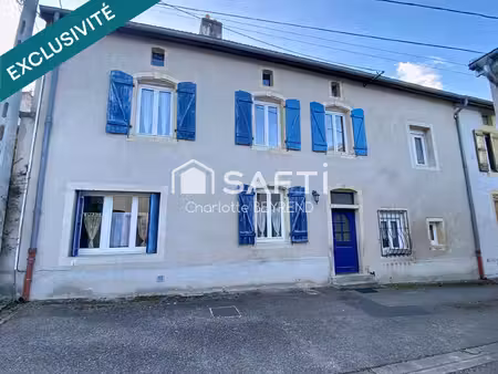 maison lorraine atypique de 160m2 avec patio, double garage et jardin de 360m2