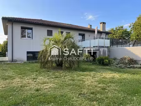 villa t5 130m2, t3 indépendant 60m2, potentiel professionnel 120m2