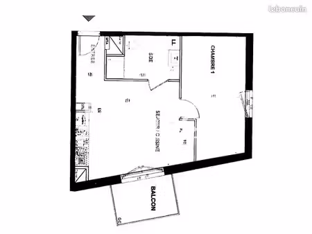 appartement 2 pièces 40 m²