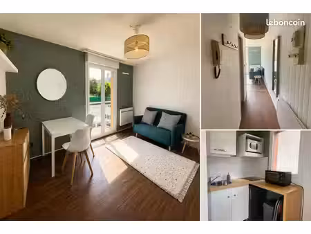 t2 meublé lumineux 31 m² avec parking – toulouse