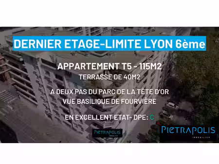 dernier étage avec terrasses – t5 familial de standing – vu