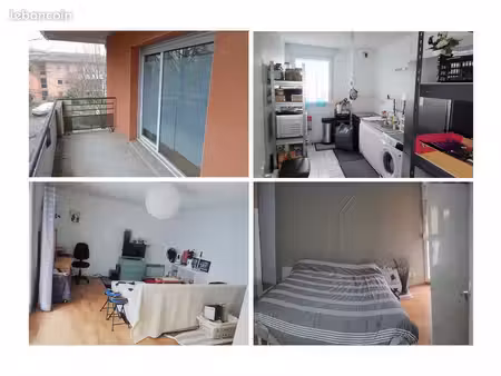 limayrac – t2 de 52 m² avec balcon, cave et parking