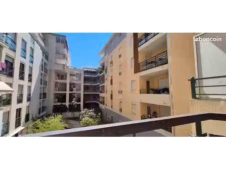 juan les pins centre ville, 2p de 33 m²