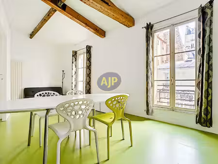 appartement style loft à louer meublé - rue oberkampf - paris 11