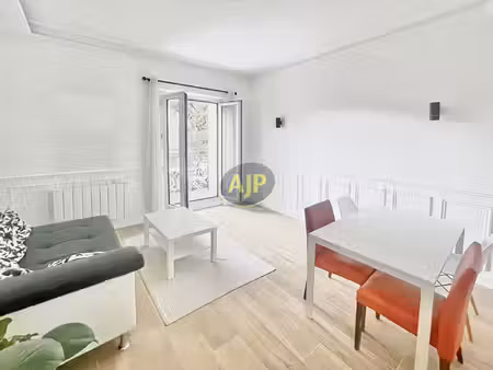 3 pièces à louer en meublé - rue des pyrénées - paris 20