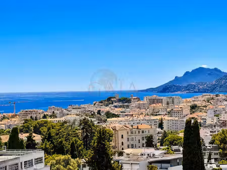 cannes 3 pieces vue exceptionelle sur la mer