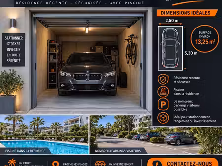 garage a vendre juan les pins chemin tanit