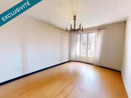 t3 64m² à rénover - lumineux - garage inclus