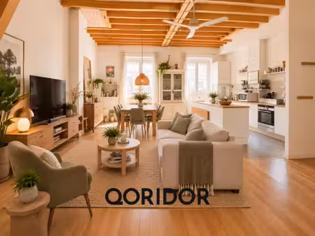 duplex dernier étage – 4 chambres + bureau – 137 m² au sol