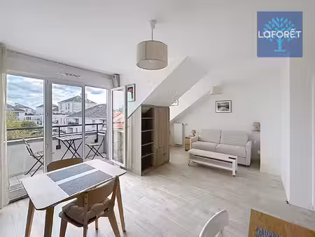 grand studio/t1 34,96 m² - parking en sous-sol - quartier le village - montigny-le-bretonn