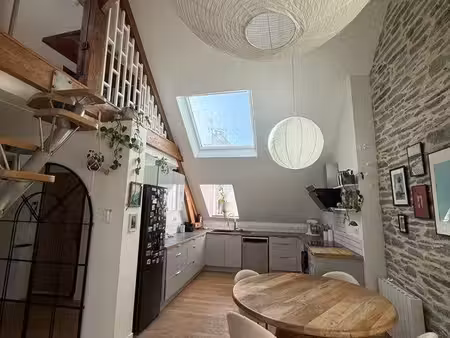 superbe duplex de caractère – 2 chambres + mezzanine – hypercentre