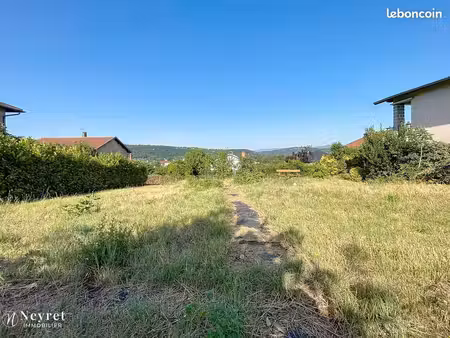 terrain 518 m² chasse-sur-rhône