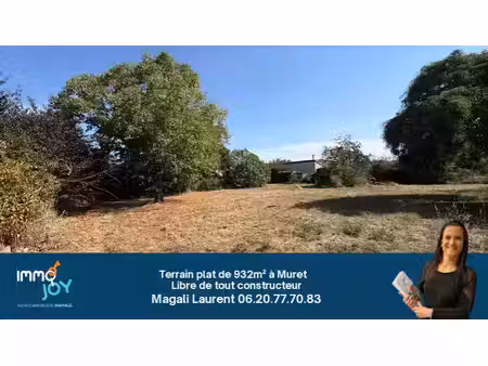 vente terrain 932 m² muret (31600)