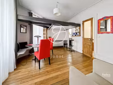 paris 18e - rue chappe / abbesses - appartement à louer - 2 pièces meublé - 29,20m² carrez