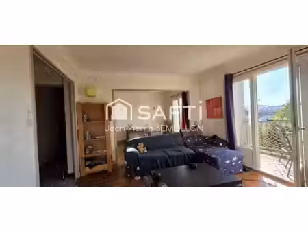 appartement 78 m² 2 chambres, garage, grand balcon