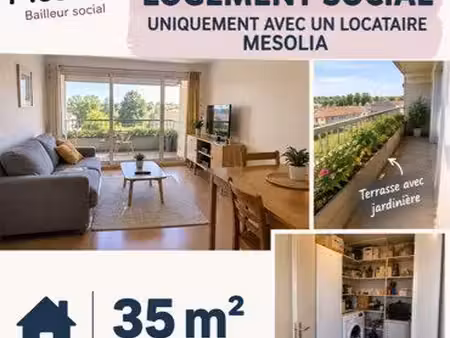 logement social mézolia t1 35 m²
