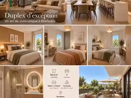 vente appartement 4 pièces 163 m² à bordeaux (33000), 999 999 €