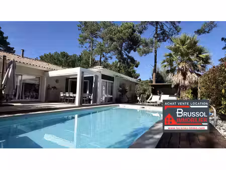 a vendre maison de 3 chambres lacanau-océan agence brussol