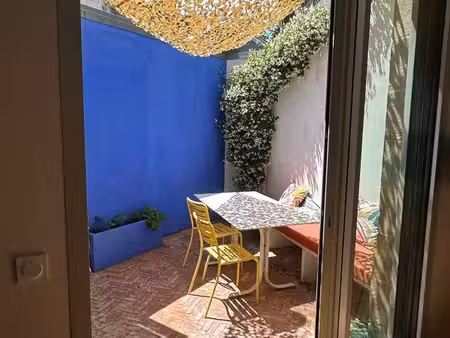 maison 3 ch. avec cour sans vis à vis quartier croix blanche / saint seurin