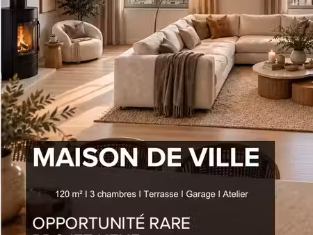 vente maison de ville 4 pièces