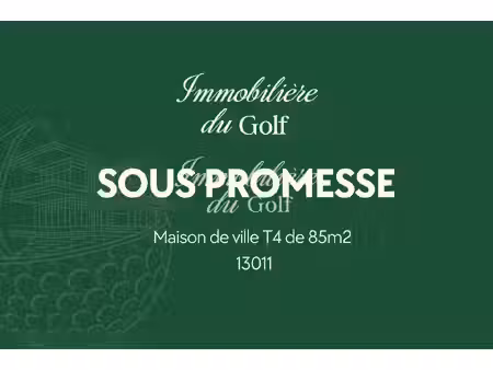 villageoise - maison de ville t4 de 85m2 - 13011 saint marcel
