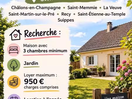 recherche une maison à louer