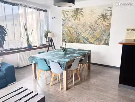 1 200 tout compris – maison 150 m² – 3 chambres + bureau – eau, électricité, gaz & interne