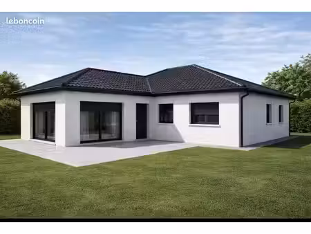 sur la commune de diemoz, à vendre une maison à étage de 75m2, à construire, sur 1042m2 de