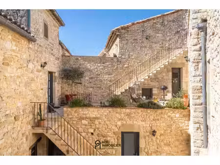 maison de village en pierre rénovée à 11 km d'uzès