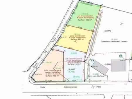 vente terrain au mesnil-eury (50570) : à vendre / le mesnil-eury