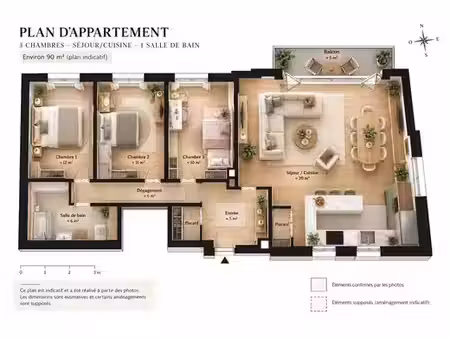 prestigieux appartement en vente montreuil, france