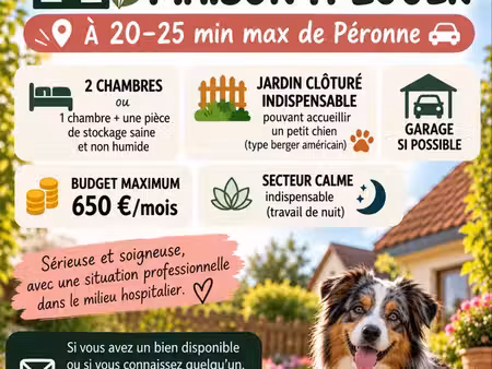 recherche maison au calme
