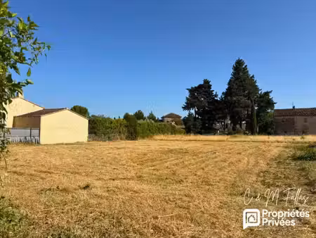 vente terrain 960 m² travaillan (84850)