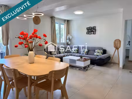 fréjus – t4 entièrement rénové avec balcon et cave