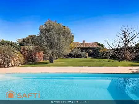 longages, maison 170 m², piscine, vue pyrénées
