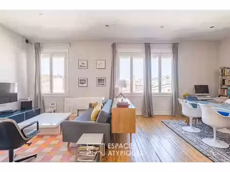 appartement duplex avec terrasse au jardin public
