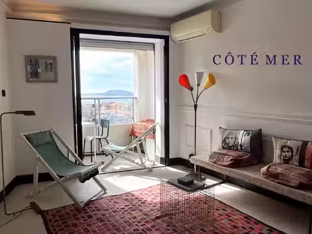 t3 catalans - vue mer - exterieur - etage eleve