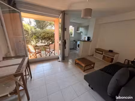 appartement 24m2 meublé en rdc toulouse lardenne résidence avec piscine et tennis