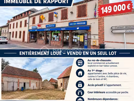 immeuble mixte de 310 m² à coullons