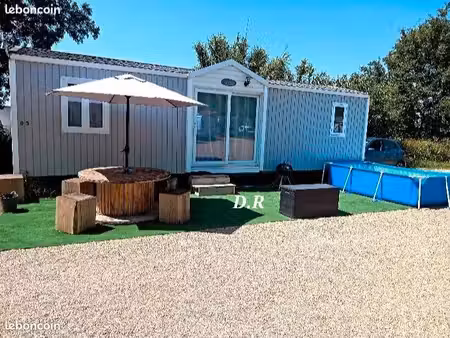 vente mobil-home avec parcelle en location