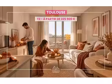 vente appartement neuf 2 pièces 37m2 toulouse - 233900 € - surface privée
