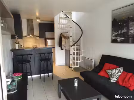duplex avec jardinet à milly la forêt