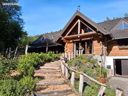 grand chalet familial en rondins -216 m2 22 ares