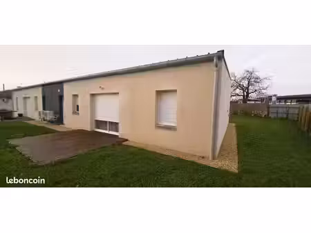 pavillon t3 récent de 75 m² (2023) avec jardin, garage et emplacement idéal