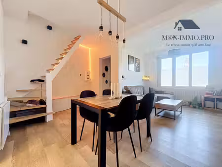 maison semi individuelle - 3ch - renovee - quartier saint roch -