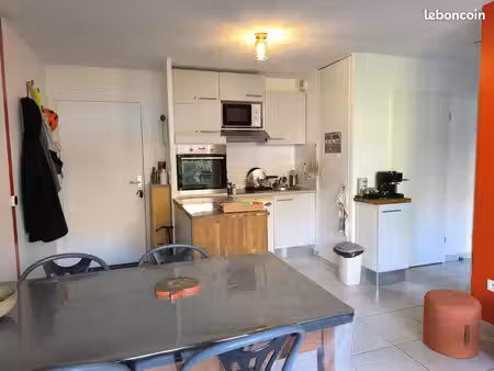 appartement meublé t2 39 m² résidence neuve + parking privé