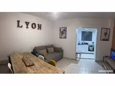 appartement meublé 3 chambres villeurbanne